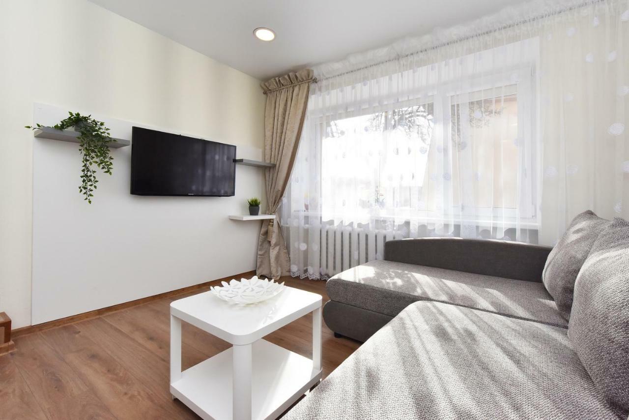 Baltieji Senamiescio Apartamentai Prie Aqua Parko Druskininkai Exterior foto